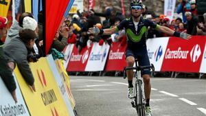 Valverde arrancó dentro del último kilómetro de Lo Port
