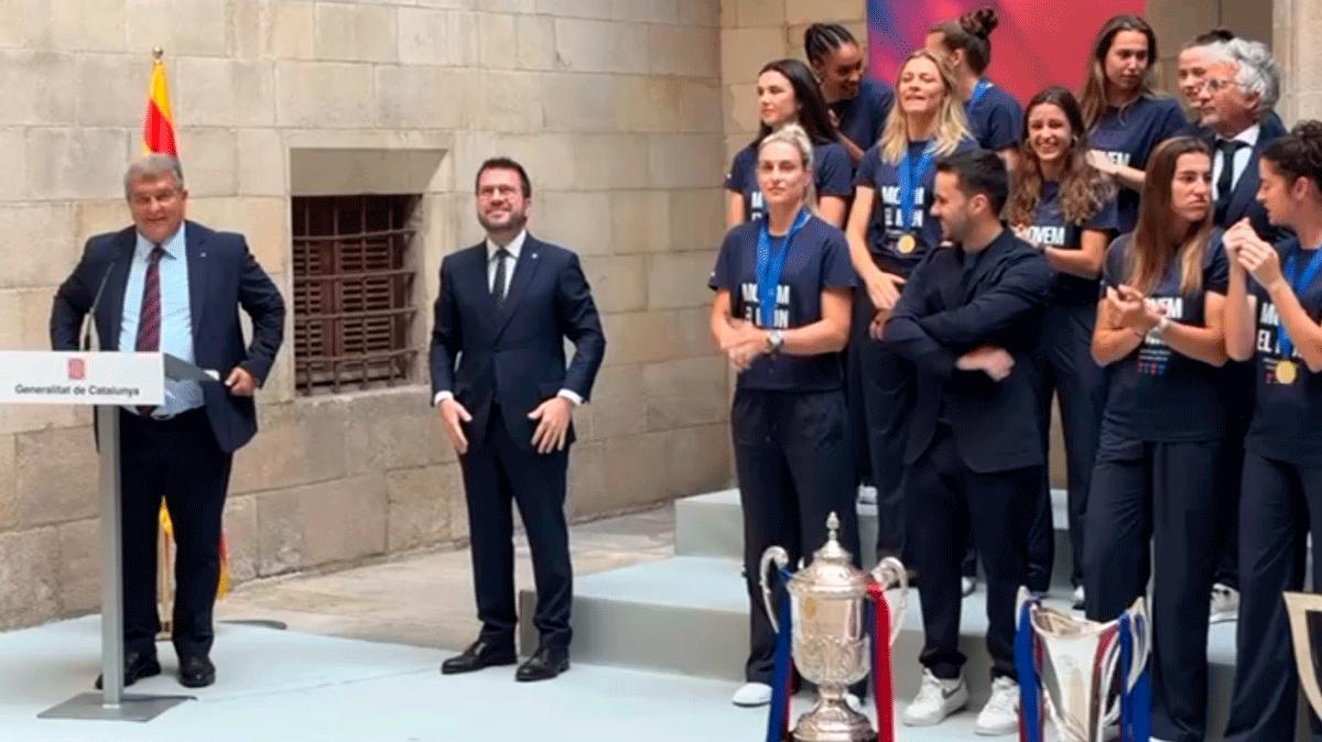 Joan Laporta: Estas jugadoras se hacen querer