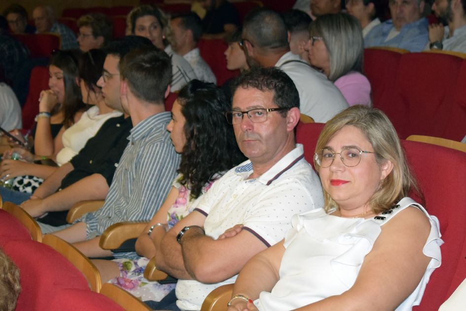 Un momento de la fiesta de graduación del IES de Valga.