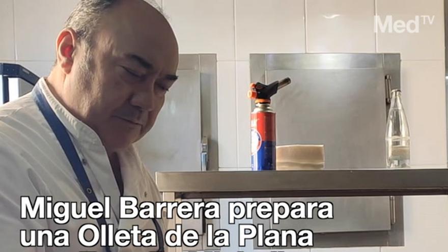 VÍDEO | Miguel Barrera prepara una Olleta de la Plana con estrella Michelin