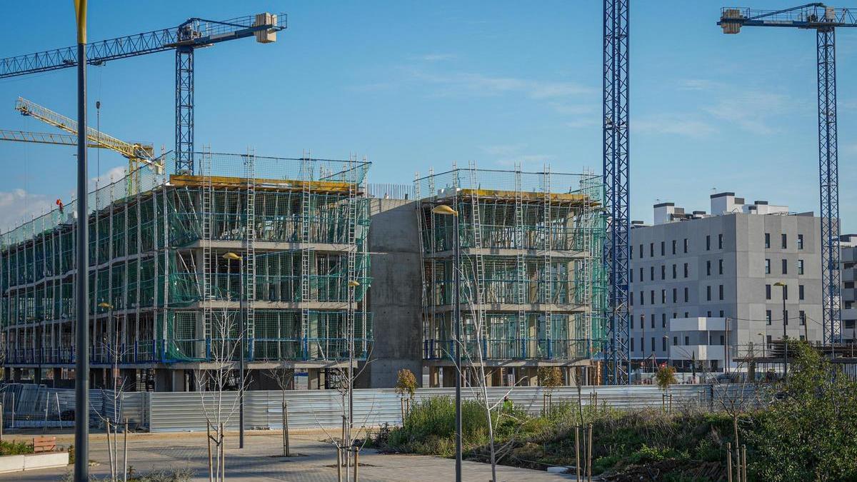 Promoción de viviendas en construcción