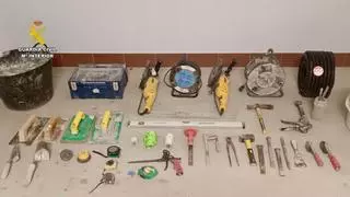 Un trabajador es detenido en Valencia de Alcántara por el robo de herramientas y el quebrantamiento de una condena