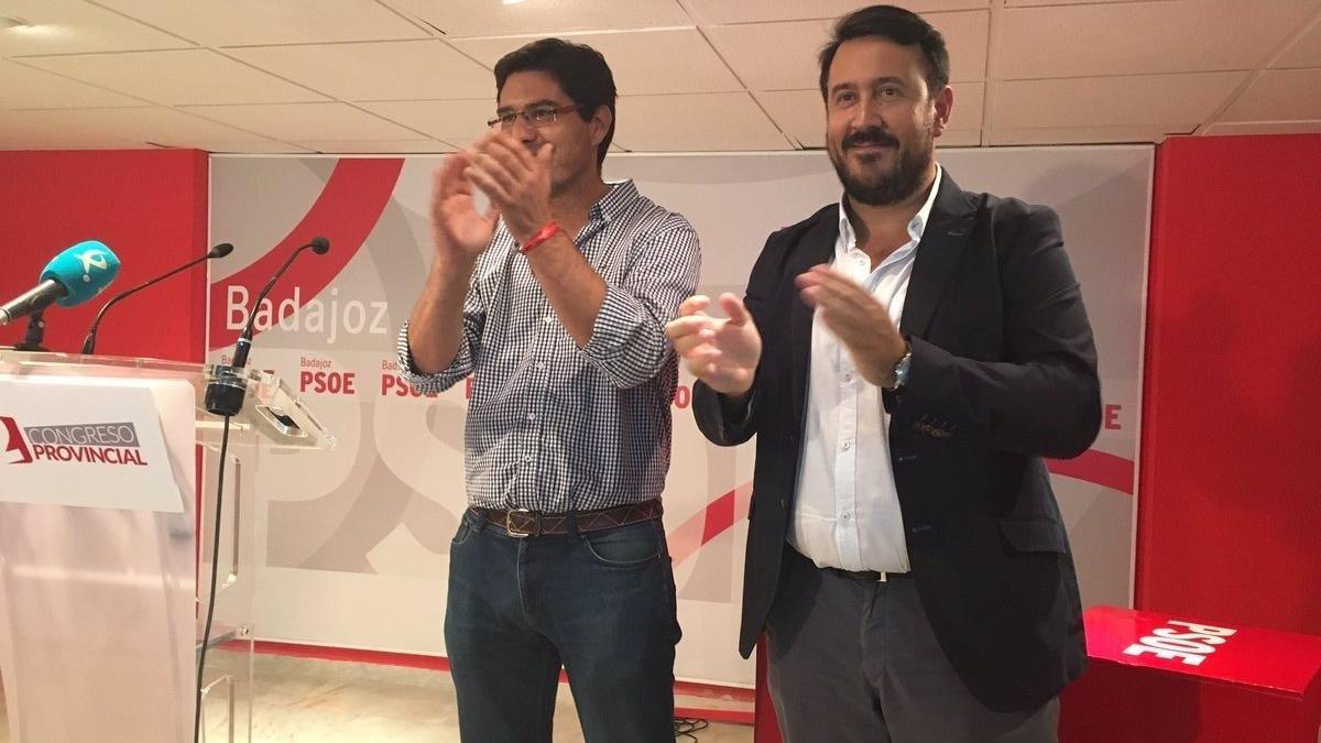 Ramón Díaz Farias (izquierda) junto con Rafael Lemus en sus últimas primarias de 2017.