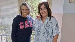 De dreta a esquerra, Sandra Pérez i Agar Vilà, orientadora i integradora social del Ramon Muntaner de Figueres