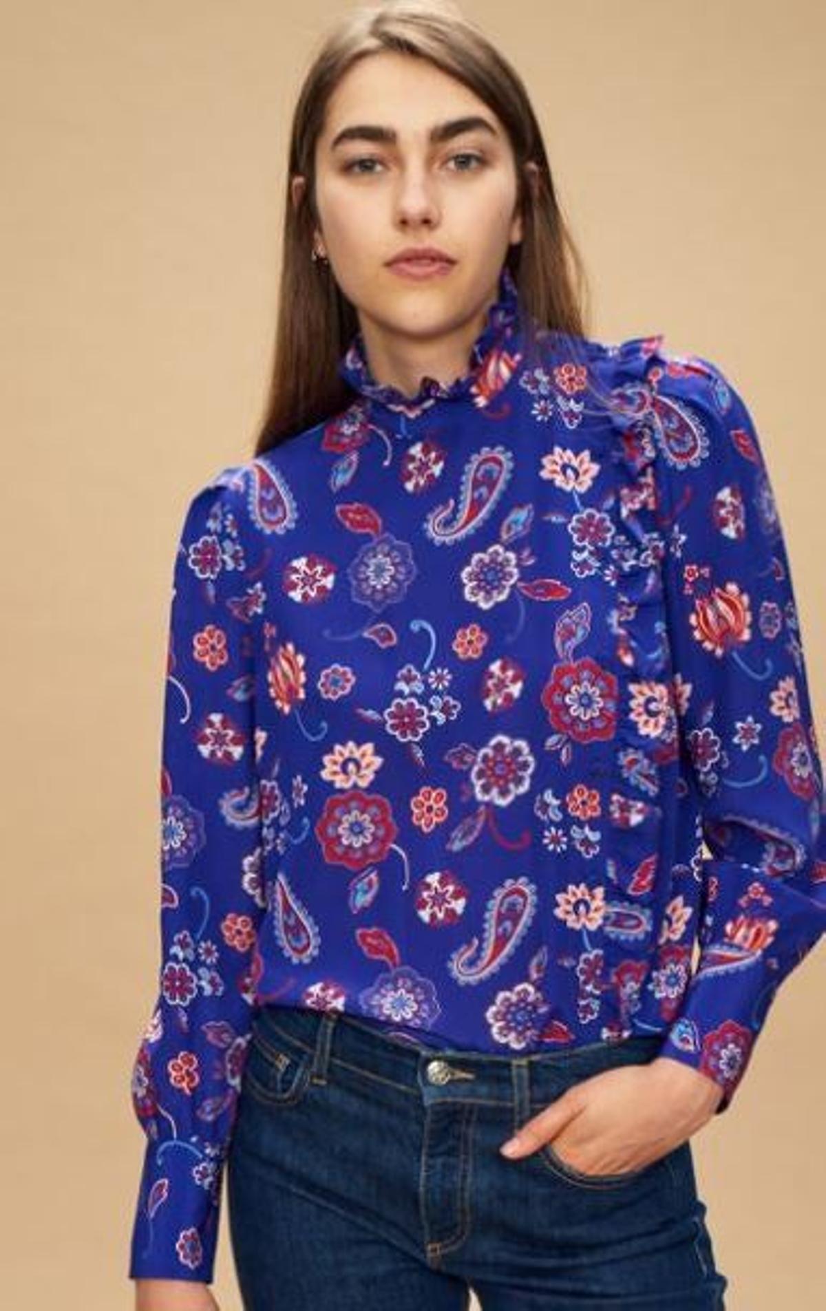 Camisa floral, de Claudie Pierlot