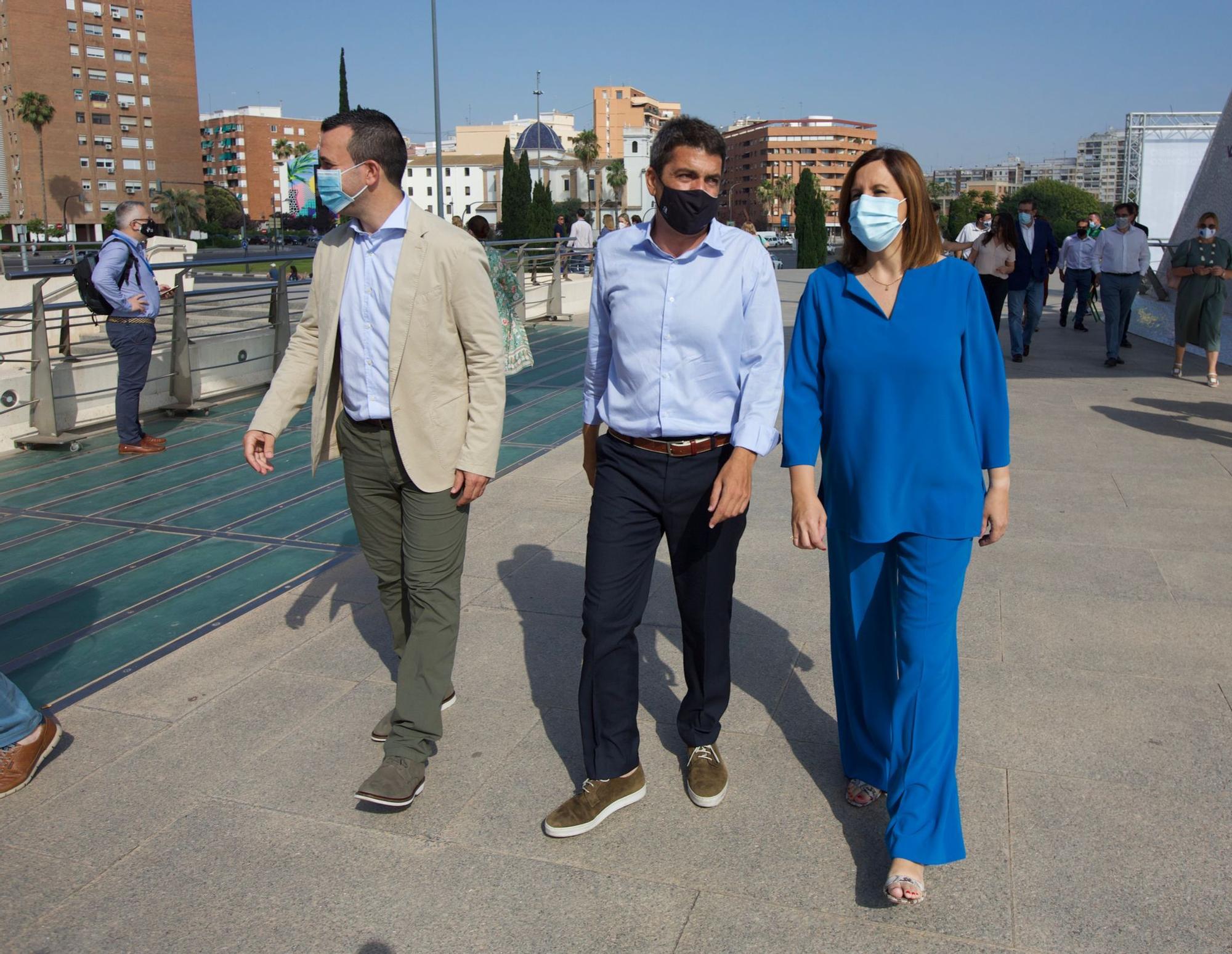 Las imágenes del congreso regional del PP celebrado en el Palau de Les Arts Reina Sofía