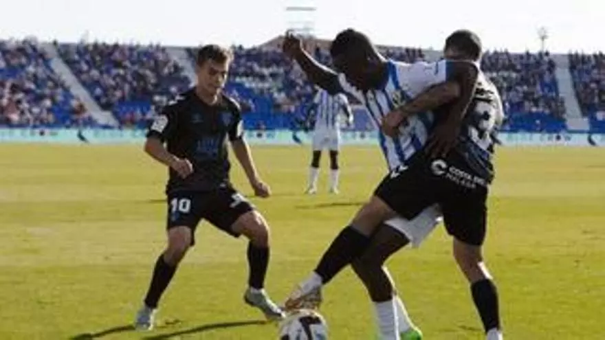 El Málaga CF estará a ocho puntos de la salvación si le gana al Leganés
