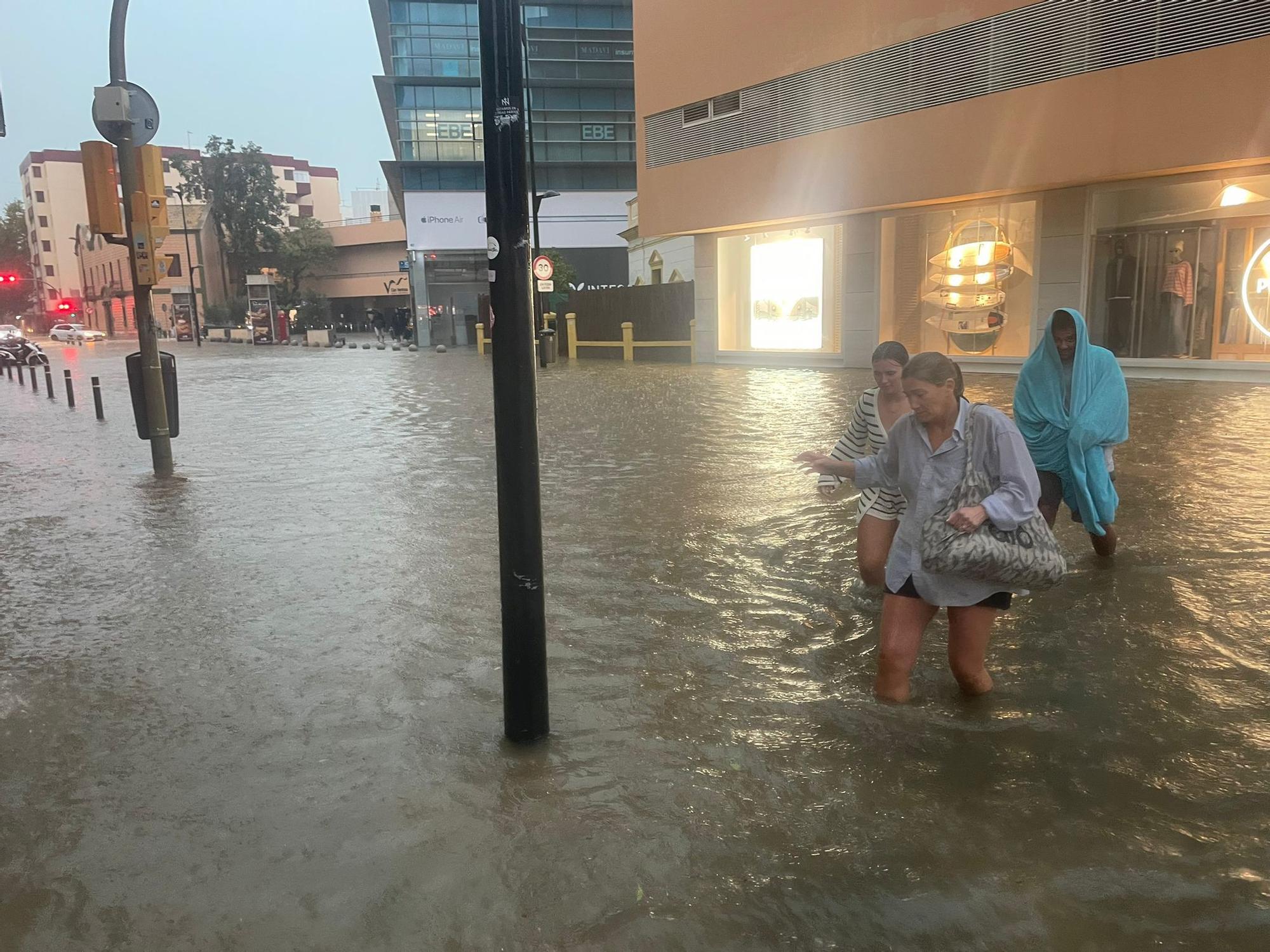 La dana Alice en la tarde del sábado