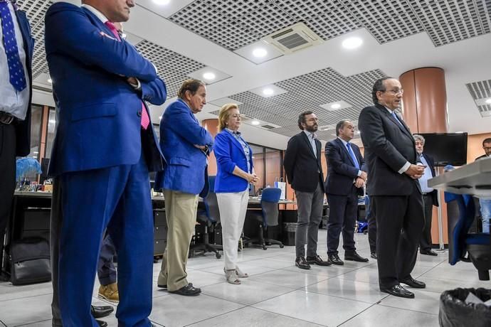 03-10-19 LAS PALMAS DE GRAN CANARIA. REDACCION. LAS PALMAS DE GRAN CANARIA. Visita de Javier Moll a la Redacción del periódico. Fotos: Juan Castro.  | 03/10/2019 | Fotógrafo: Juan Carlos Castro