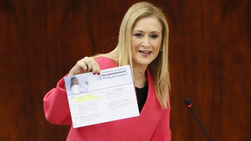 Cristina Cifuentes, presidenta de la Comunidad de Madrid