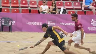 Los favoritos mandan en el ‘Grand Slam’ de tenis playa de Las Canteras