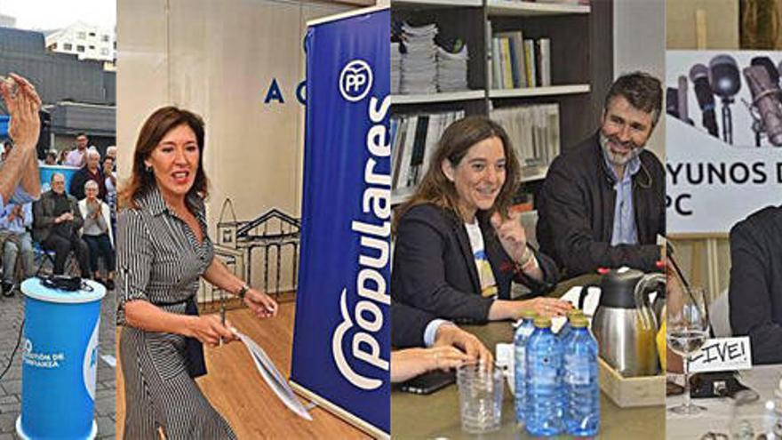 Xulio Ferreiro, Beatriz Mato, Inés Rey y Francisco Jorquera.