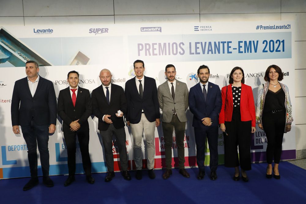 Photocall de los invitados a la gala de los Premios Levante-EMV 2021
