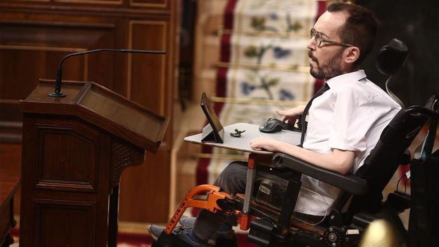 La Fiscalía del Supremo abre una investigación a Echenique por su 'tuit' sobre los disturbios de Hasél
