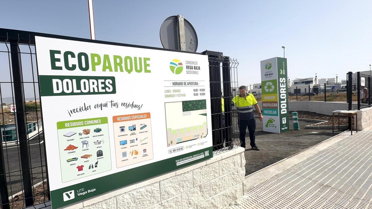 Acceso al nuevo ecoparque fijo de Dolores