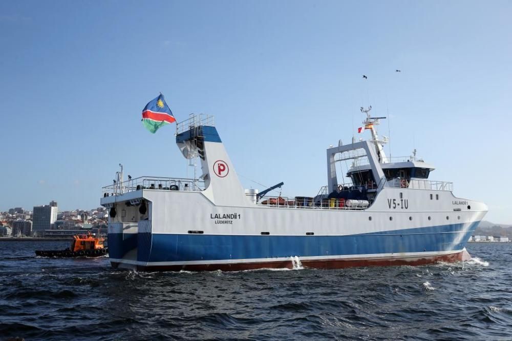 Nueva Pescanova estrena buque para pescar merluza en Namibia