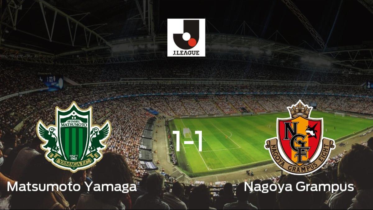 El Nagoya Grampus saca un punto al Matsumoto Yamaga a domicilio 1-1