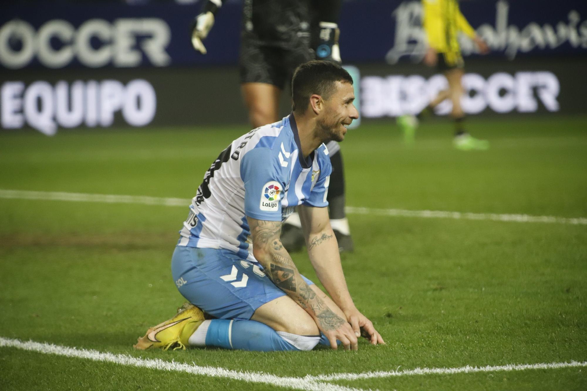 El Málaga CF - Real Oviedo, en imágenes