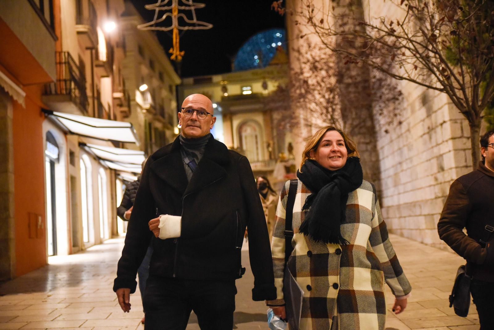 L'exconseller de la Generalitat Raül Romeva visita Figueres