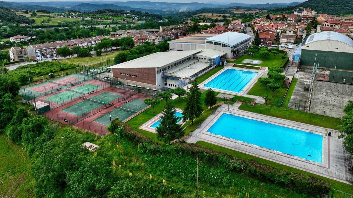 La zona esportiva Toni Sabata de Berga
