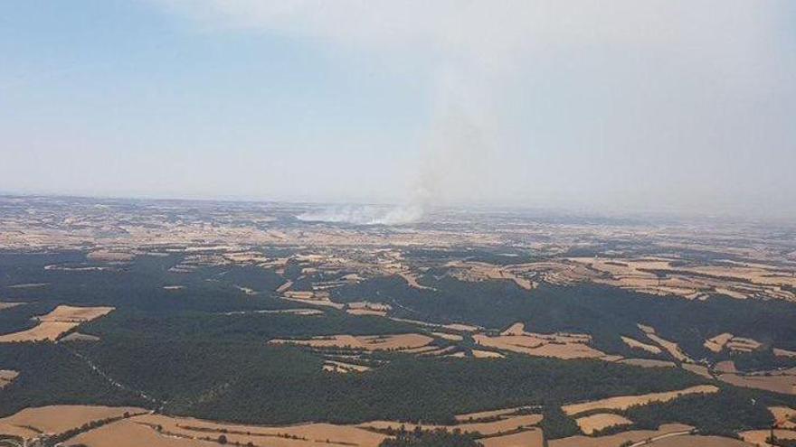 Estabilitzat l&#039;incendi agrícola de Talavera després de cremar 40 hectàrees