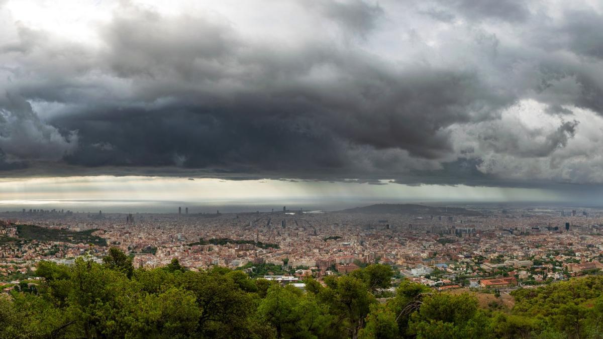 Lluvia sobre Barcelona