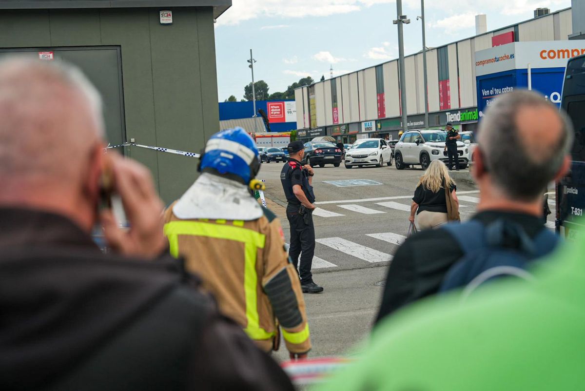Un muerto por el derrumbe en el Centro Comercial de Sabadell