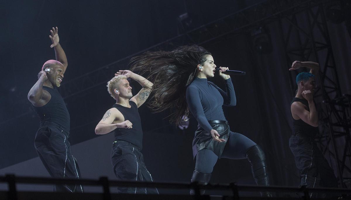 Rosalía durante su actuación en el festival Primavera Sound, este sábado 3 de junio de 2023. Rosalía durante su actuación en el festival Primavera Sound, este sábado 3 de junio de 2023.