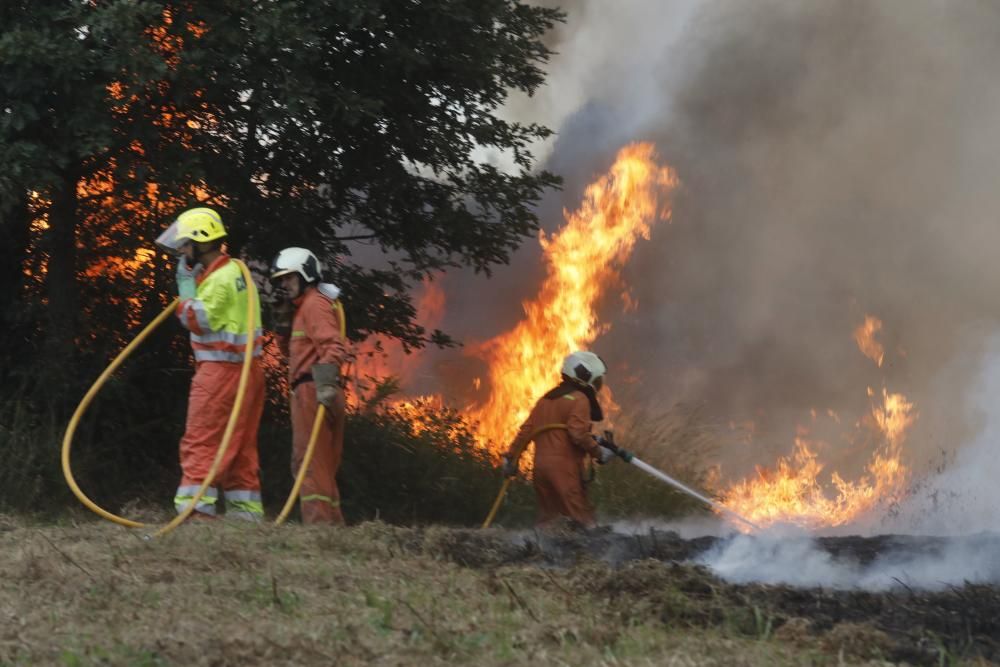 Incendio en La Belga