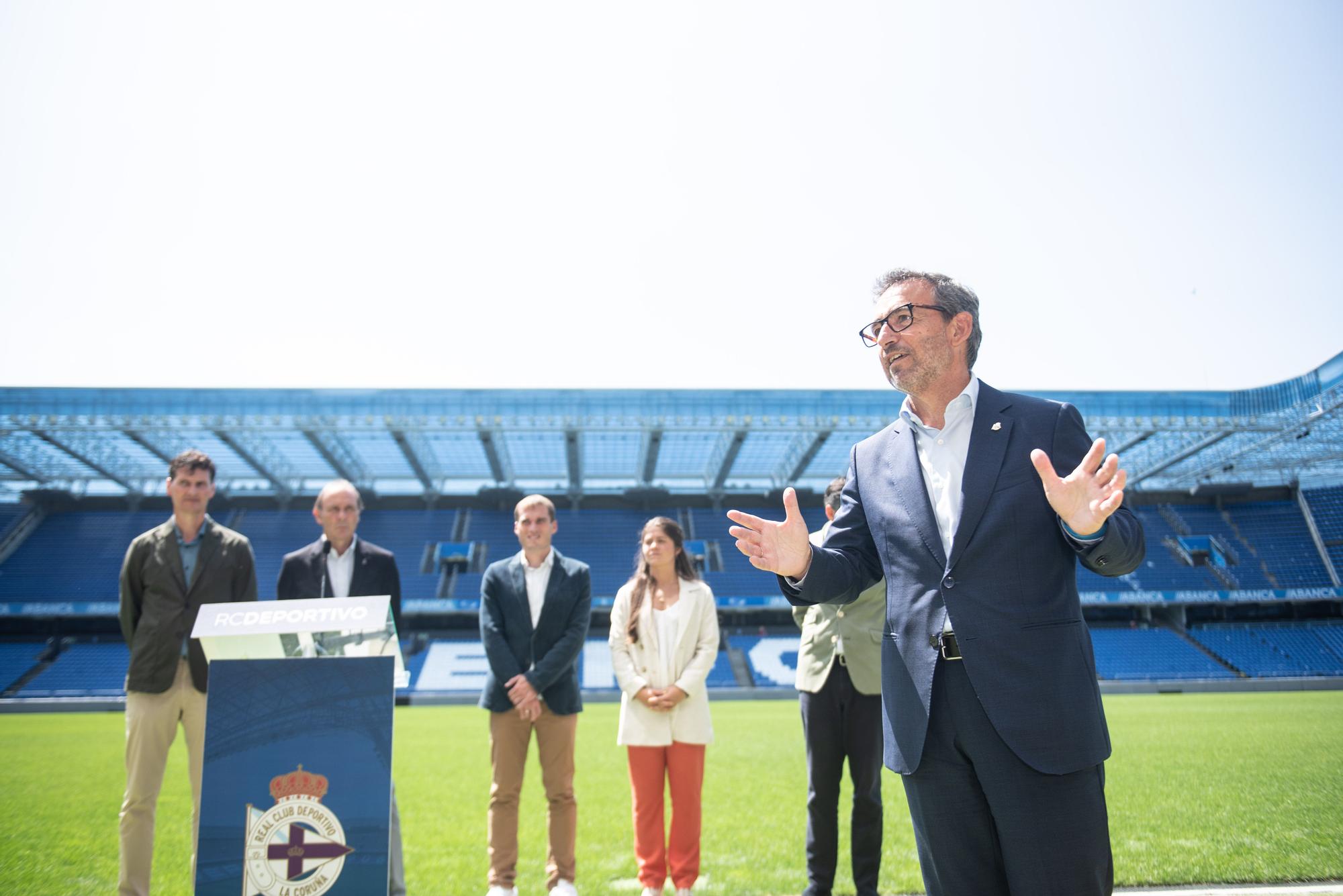 Nombramiento de Álvaro García Diéguez como nuevo presidente en la asamblea del Deportivo