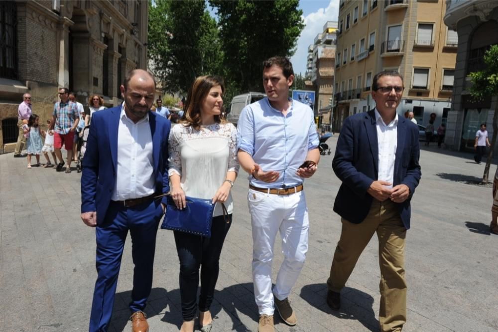 Albert Rivera visita Murcia y Los Alcázares