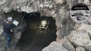 Rotundo éxito de la misión espacial europea en una cueva de Lanzarote