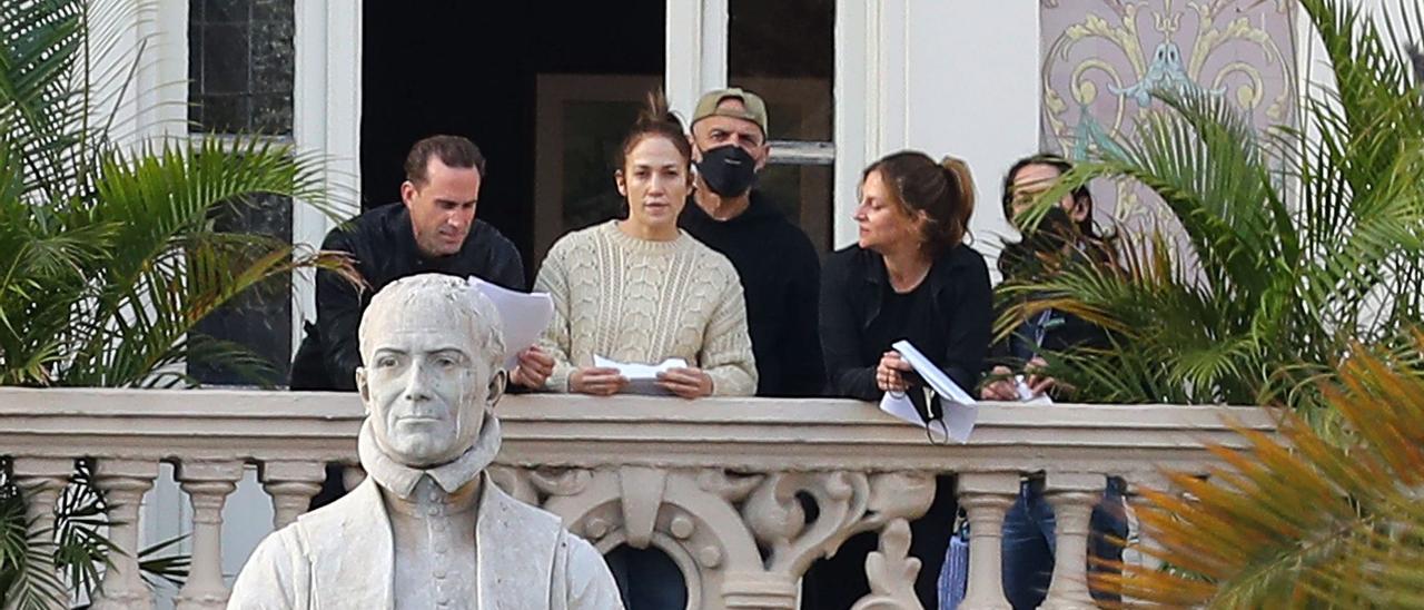 Jennifer López, en el Gabinete Literario, durante el rodaje de &#039;The Mother&#039;.