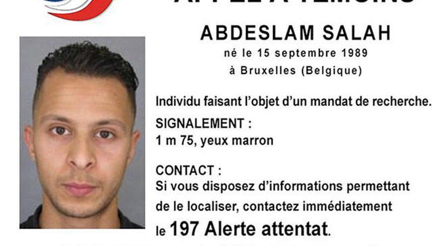 Ficha  de Salah Abdeslam.