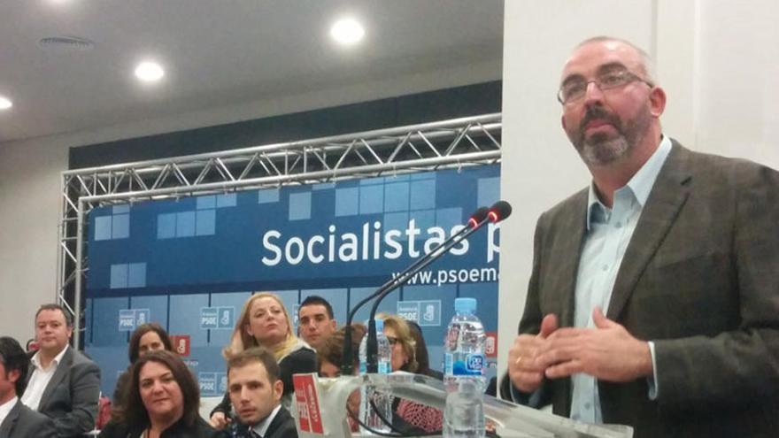 El candidato del PSOE en Estepona, David Valdez.
