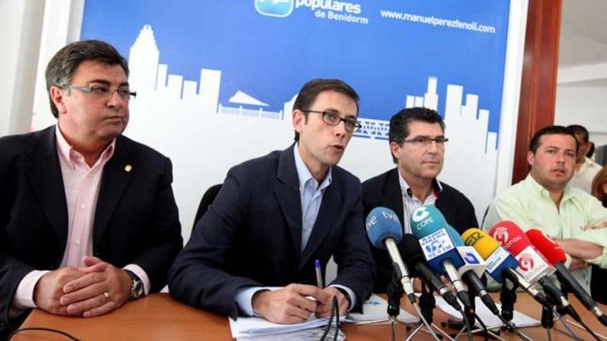 Manuel Agüera, Sebastián Fernández, Pérez Fenoll y Agustín Almodóbar.