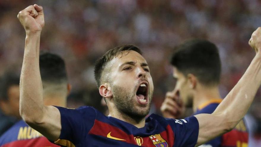 El jugador Jordi Alba