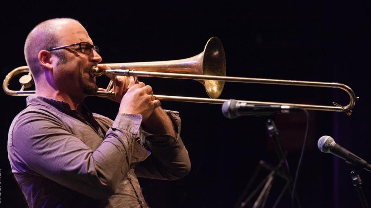 Una imagen del trombonista Toni Belenguer, al que se rinde homenaje en este festival.