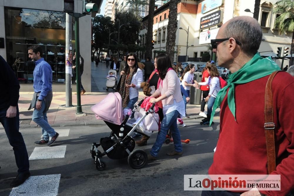 Marcha solidaria de Jesús-María por Haití