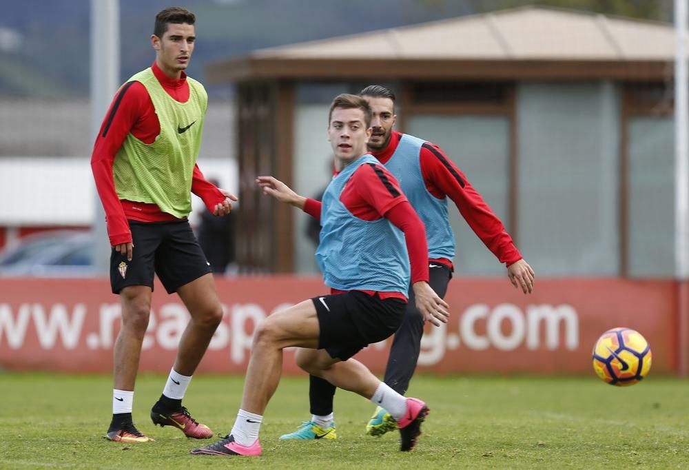 Entrenamiento del Sporting