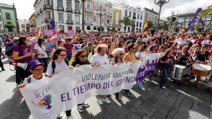El feminismo toma las calles de Las Palmas de Gran Canaria para gritar &quot;¡Se acabó!&quot;