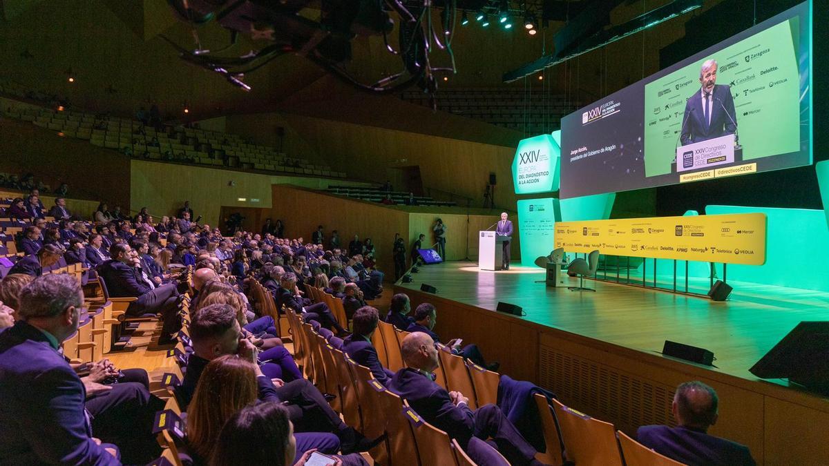Imagen del Congreso de Directivos CEDE, celebrado recientemente en Zaragoza.