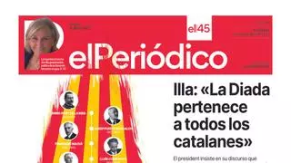 La portada de EL PERIÓDICO del 11 de septiembre de 2024