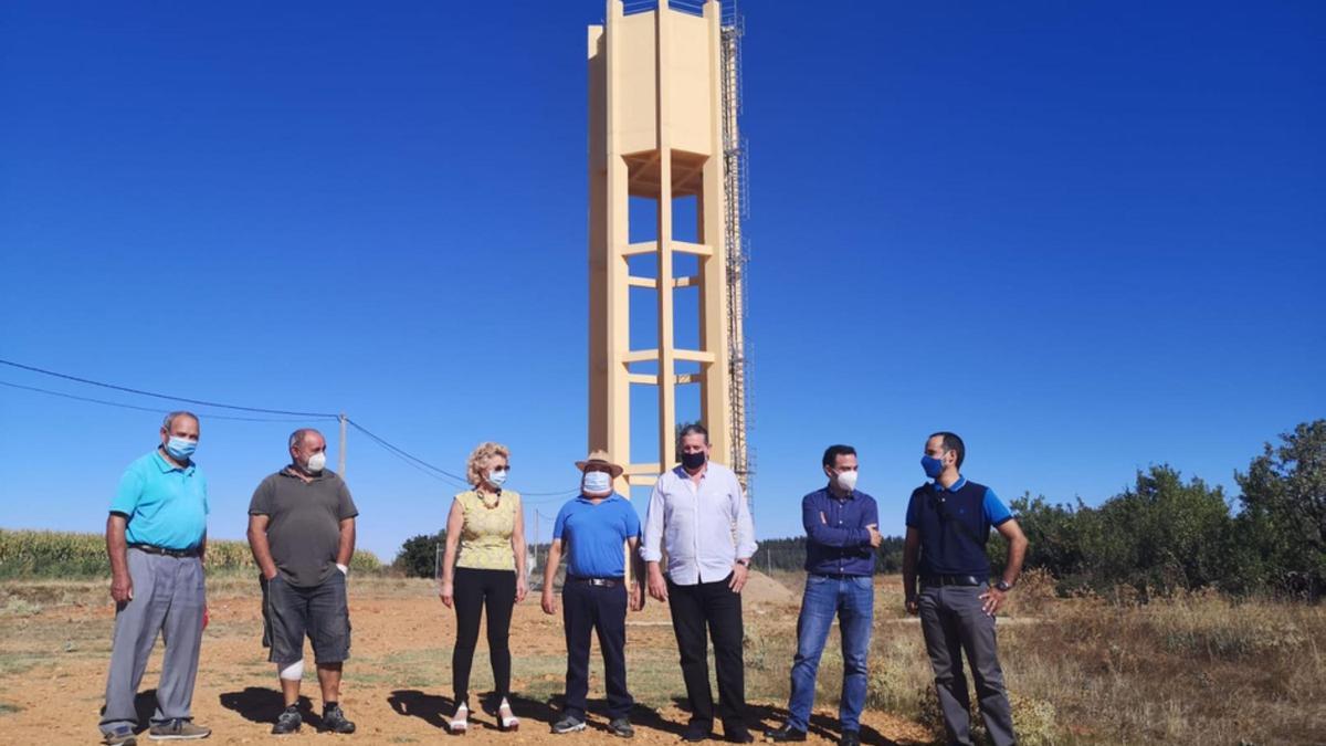 Acto de recepción de las obras del nuevo depósito de Bretocino.