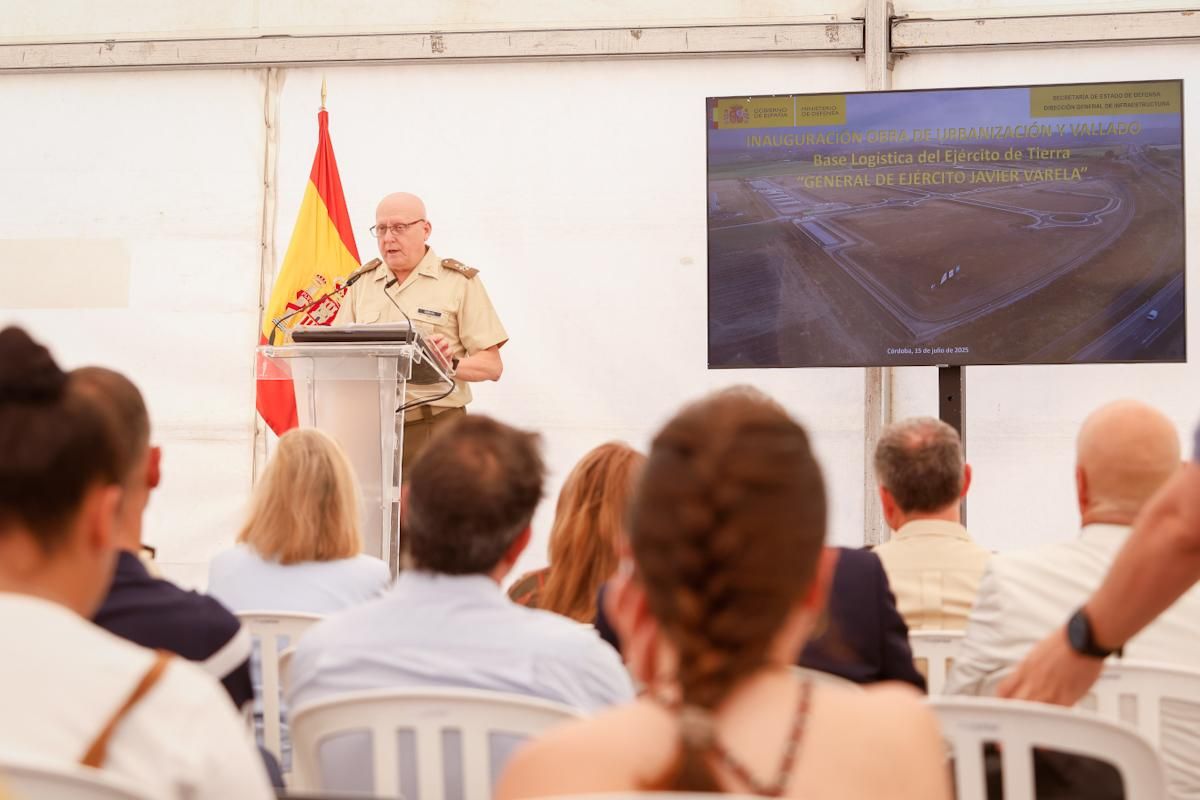 El Ejército recepciona las obras de urbanización de la Base Logística