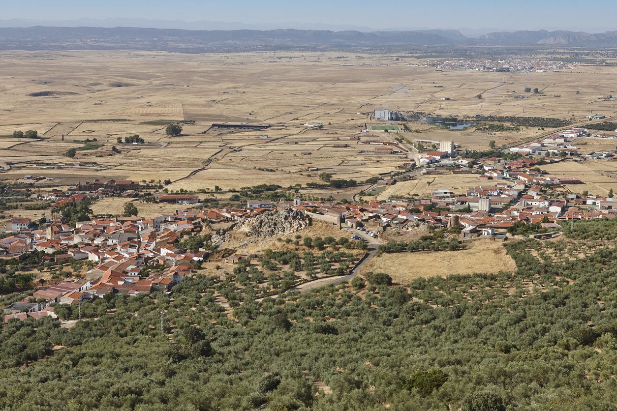 Pintoresco pueblo de Puebla de Alcocer.