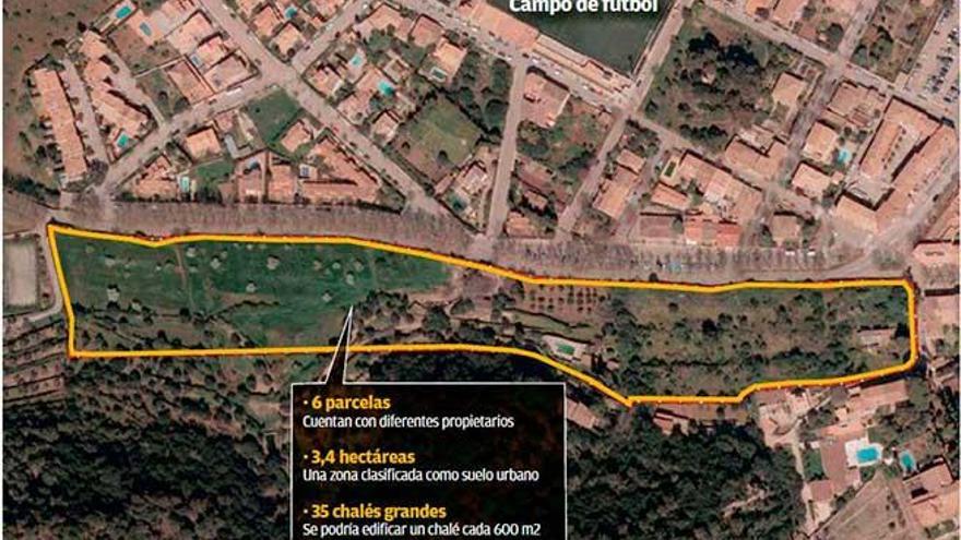 Valldemossa plantea proteger 3,4 hectáreas  al lado de la Cartuja para evitar chalés de lujo