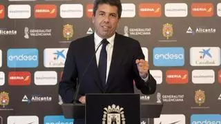 Carlos Mazón demanda cautela y asegura que desconoce la posible fusión entre BBVA y Sabadell