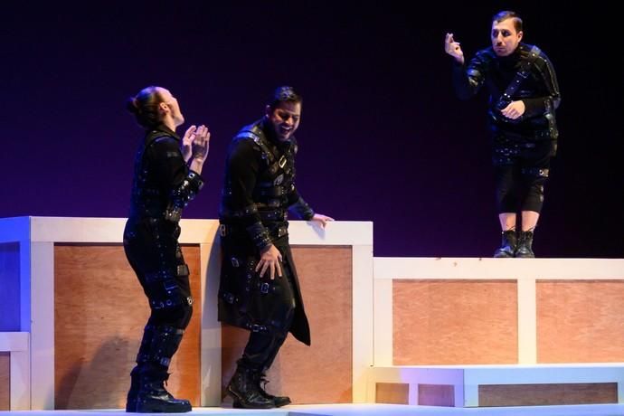 Presentación del montaje ?El crimen de la calle Fuencarral' con el director del montaje, Mario Vega, y los actores protagonistas Marta Viera, Ruth Sánchez, Efraín Martín y Abraham Santacruz.  | 04/10/2019 | Fotógrafo: Tony Hernández