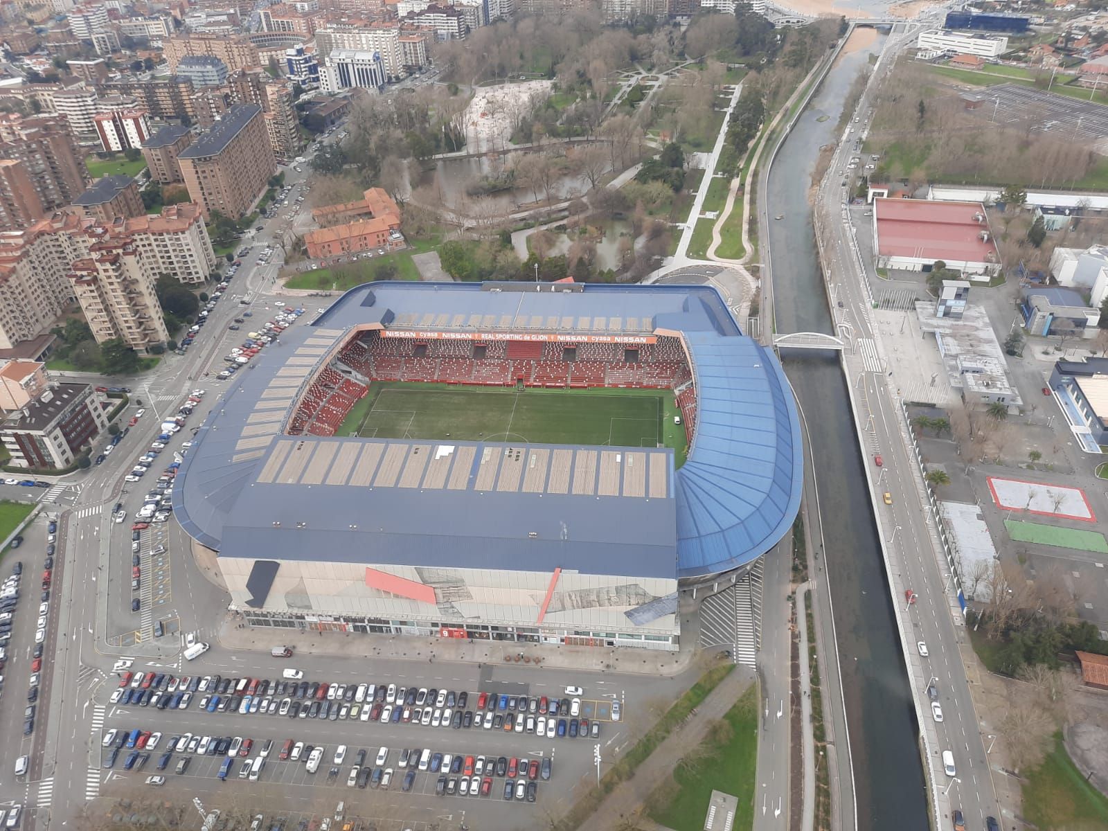 En imágenes: Así se ve Gijón desde el aire